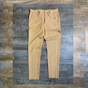 ASOS DESIGN Yellow with White Stripe Dress Pant